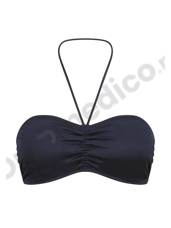 Top typu bandeau na plażę dla amazonek Amoena Lazio SB B 71815 dark blue