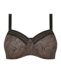 Biustonosz dla amazonek bez fiszbin Amoena Brooke sbp 45127 black/café