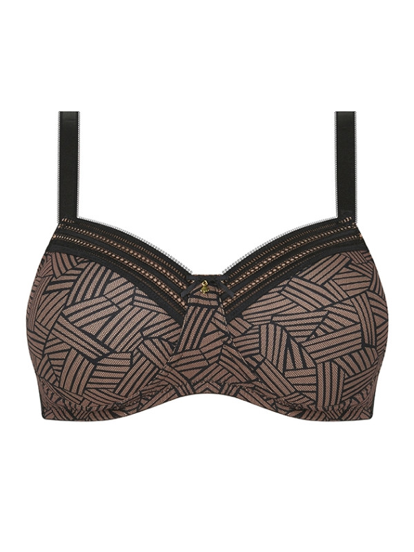 Biustonosz dla amazonek bez fiszbin Amoena Brooke sbp 45127 black/café