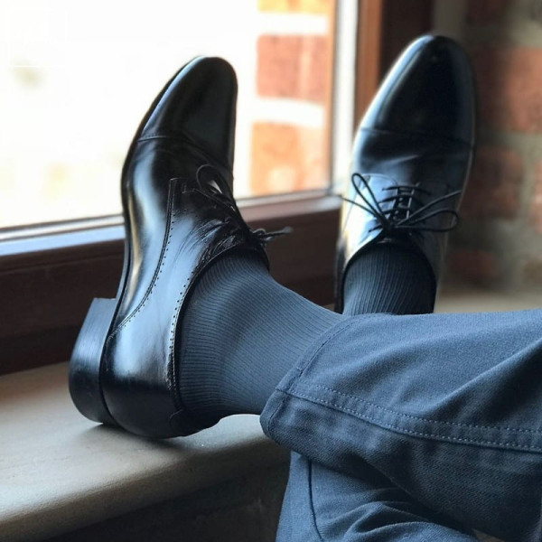 Skarpety przeciwżylakowe Veera MEN 140 den męskie czarne