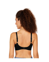 Biustonosz miękki z kieszonkami na protezę Amoena Eliza sb 44803 black