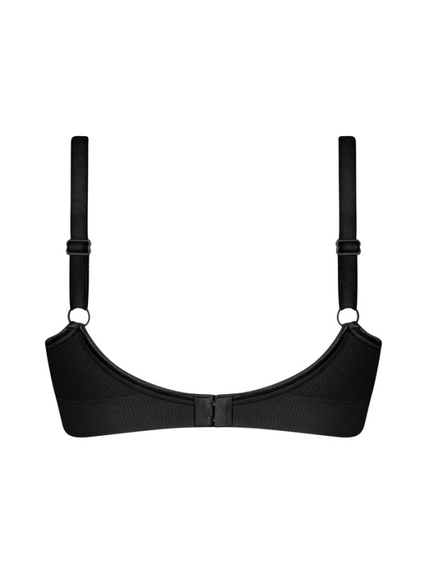 Biustonosz miękki z kieszonkami na protezę Amoena Eliza sb 44803 black