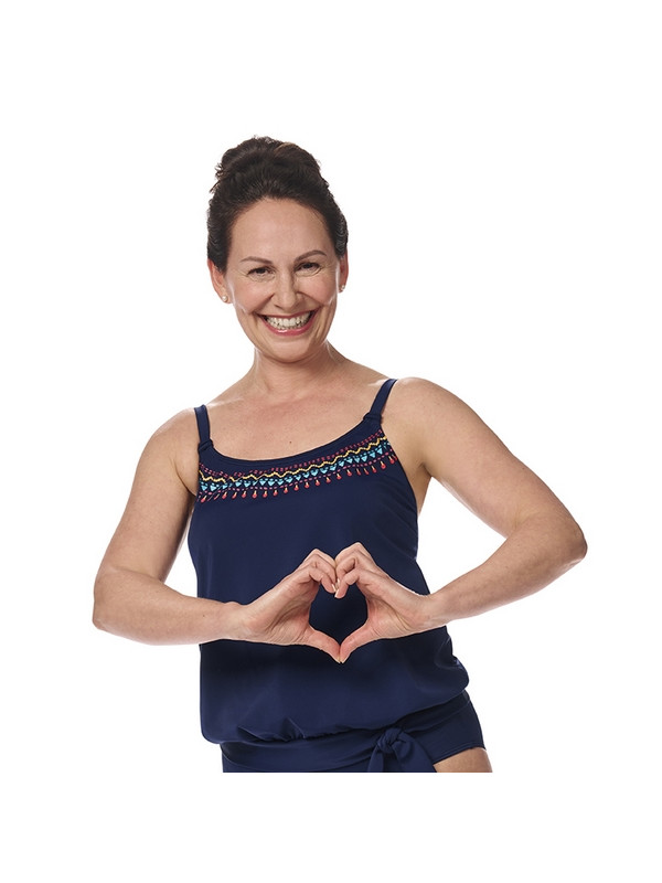 Koszylka kąpielowa tankini dla amazonek na lato Amoena Thassos bl 71743