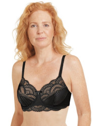 Gorset protetyczny Amoena Karolina WB 44765 black/sand | po mastektomii