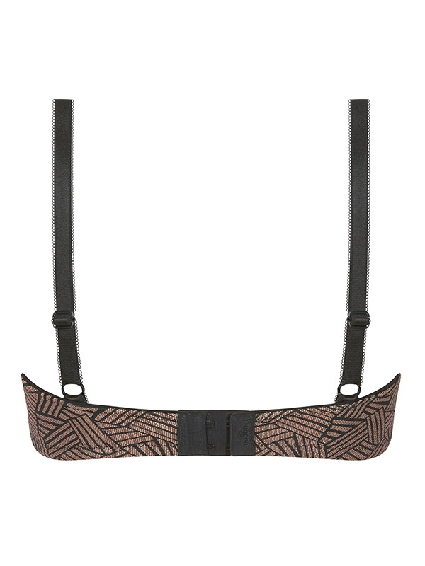 Biustonosz bez fiszbin dla amazonek do protez Brooke sb 45125 black/café