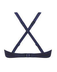 Top typu bandeau na plażę dla amazonek Amoena Lazio SB B 71815 dark blue
