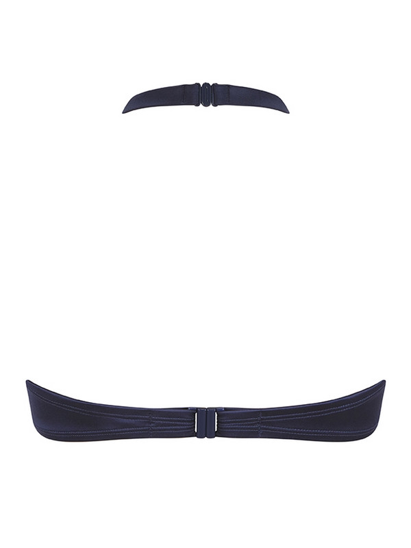 Top typu bandeau na plażę dla amazonek Amoena Lazio SB B 71815 dark blue