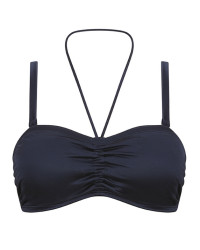 Top typu bandeau na plażę dla amazonek Amoena Lazio SB B 71815 dark blue
