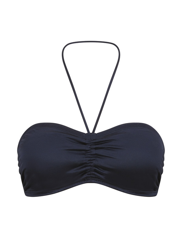Top typu bandeau na plażę dla amazonek Amoena Lazio SB B 71815 dark blue