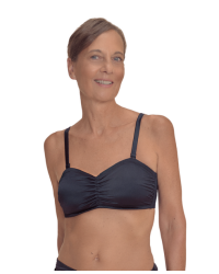 Top typu bandeau na plażę dla amazonek Amoena Lazio SB B 71815 dark blue