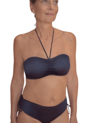 Top typu bandeau na plażę dla amazonek Amoena Lazio SB B 71815 dark blue