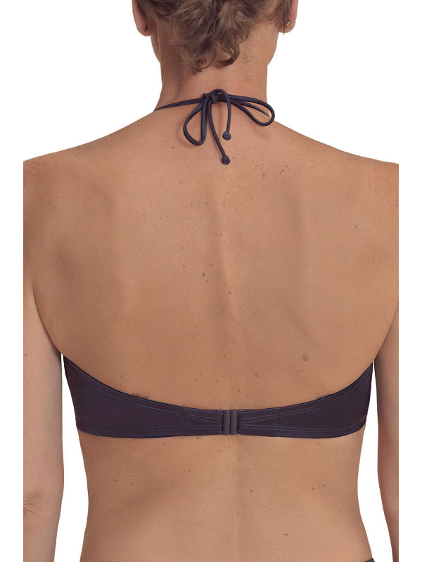 Top typu bandeau na plażę dla amazonek Amoena Lazio SB B 71815 dark blue