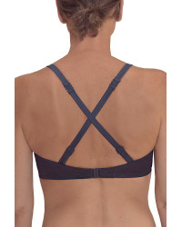 Top typu bandeau na plażę dla amazonek Amoena Lazio SB B 71815 dark blue