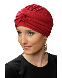 Turban czapka po chemioterapii przy łysieniu Lidia Nicole bambus 1/B/22