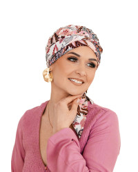 Turban na lato z jedwabiem dla kobiet po chemioterapii Lidia Amy Silk