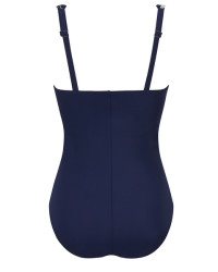 Strój kąpielowy dla amazonek po mastektomii Amoena Casoria OPHN 71789 navy/off white