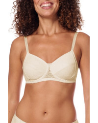 Biustonosz dla amazonek na fiszbinach Amoena Camilla wb 45078 off-white