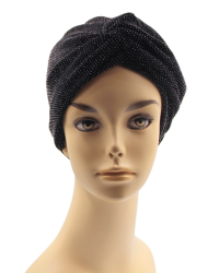Turban po chemioterapii Lidia Clara DEC/59 czarny