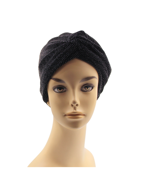 Turban po chemioterapii Lidia Clara DEC/59 czarny