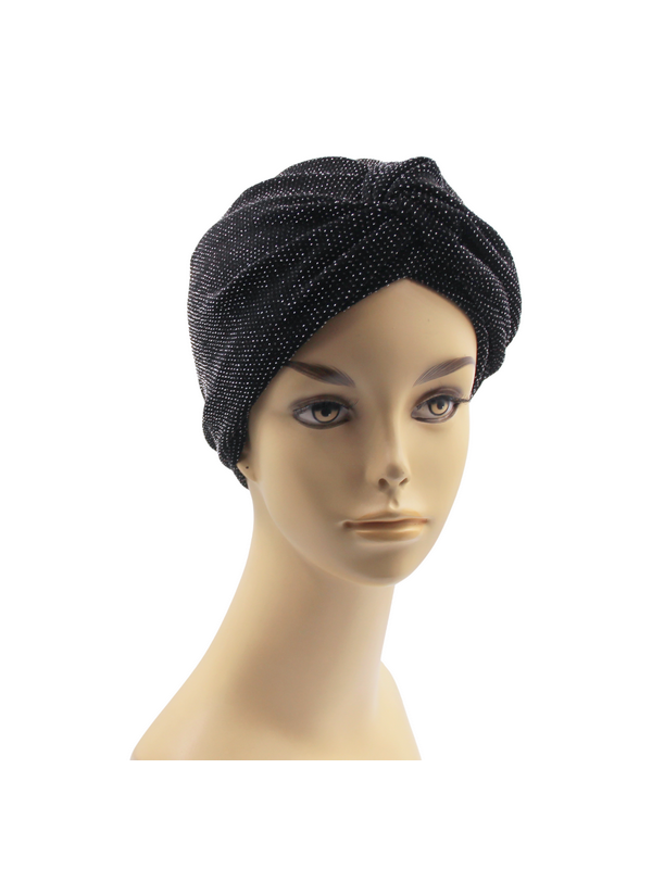 Turban po chemioterapii Lidia Clara DEC/59 czarny