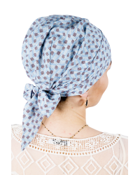 Chusta turban z długim wiązaniem po chemioterapii Lidia Carmen C/126
