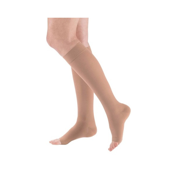 Podkolanówki Przeciwżylakowe MEDIVEN Elegance 2 klasa kompresji Otwarte Krótkie MEDI Kaszmir