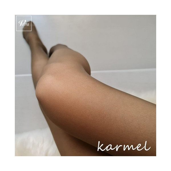 Rajstopy Przeciwżylakowe Veera karmel 140 den I Klasa Ucisku