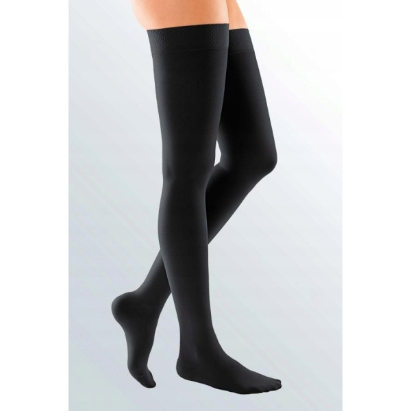 Pończochy Przeciwżylakowe Duomed AG ccl1 otwarte normalne czarne