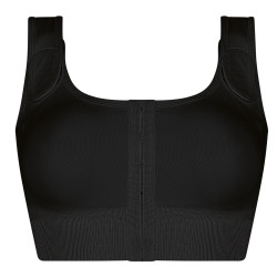 Biustonosz kompresyjny po operacji piersi czarny Amoena Sina 45008