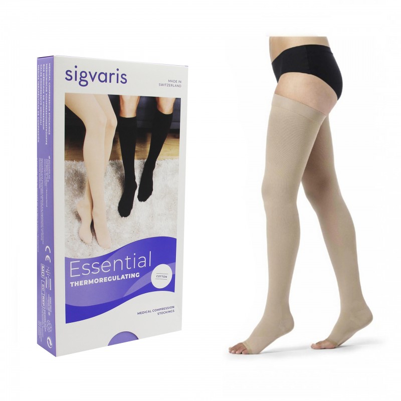 Pończochy Sigvaris Essential Thermoregulating (Cotton) Quadrinova ccl2 standard