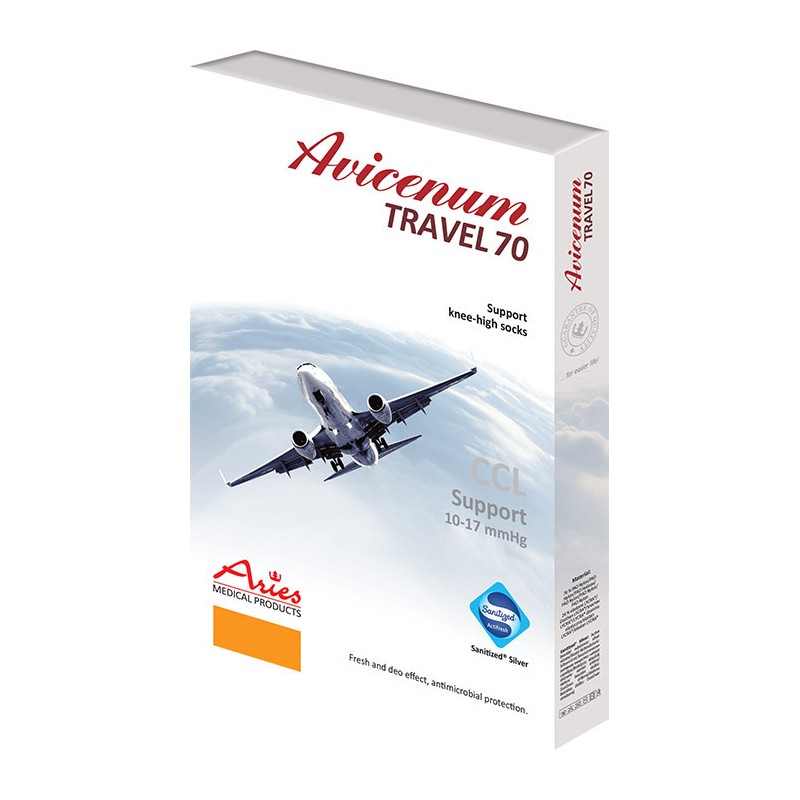 Podkolanówki na podróż Aries Avicenum Travel 70 DEN