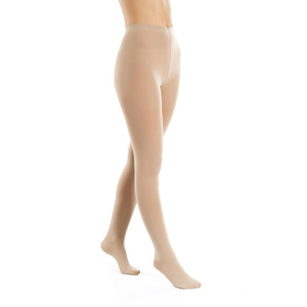 Rajstopy Przeciwżylakowe Pani Teresa 1 klasa kompresji Długie PT 0407 Beżowe - Rajstopy medyczne uciskowe