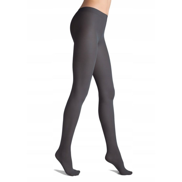 Rajstopy Przeciwżylakowe Pani Teresa 2 klasa kompresji Krótkie PT 0401 Grafitowe - Rajstopy medyczne uciskowe
