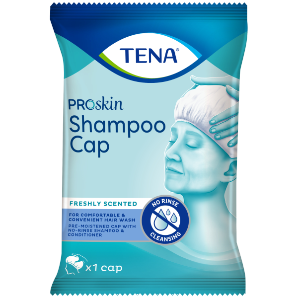 TENA Shampoo Cap czepek do mycia włosów bez użycia wody z odżywką