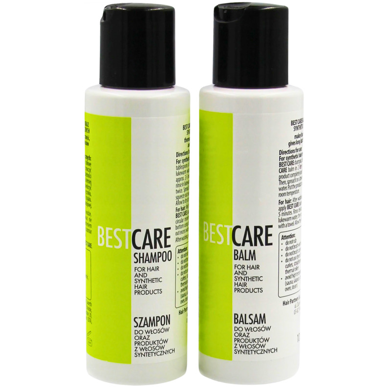 Zestaw kosmetyków do peruk szampon + odżywka Best Care