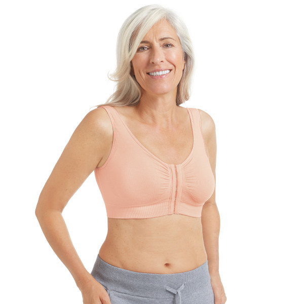 Biustonosz bambusowy miękki zapinany z przodu Amoena Clara SB 44743