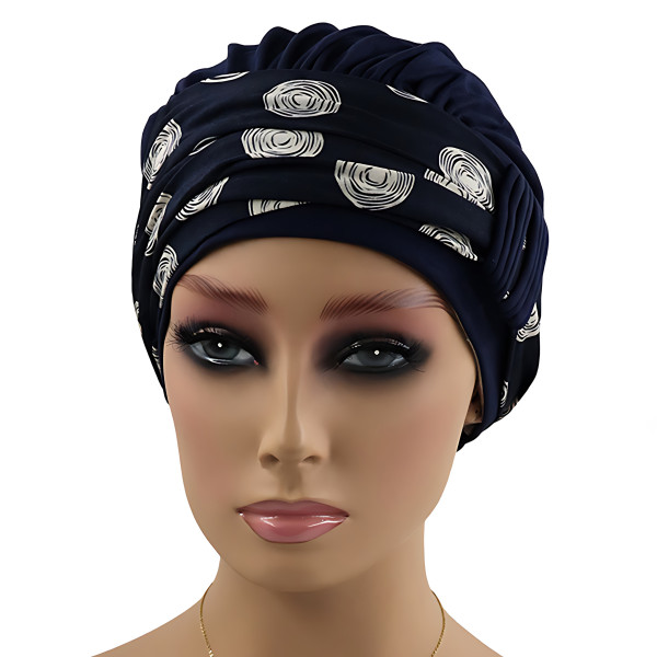 Turban na głowę bambusowy z pętelką po chemioterapii Nathalie