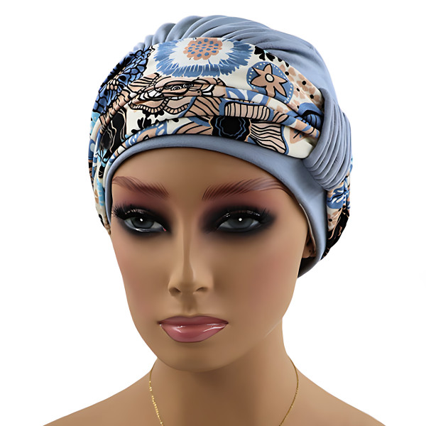 Turban na głowę bambusowy z pętelką po chemioterapii Nathalie