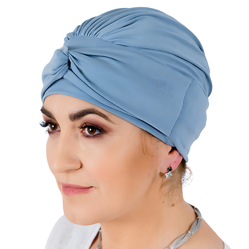 Turban damski po chemioterapii gotowy do nałożenia Nicoletta