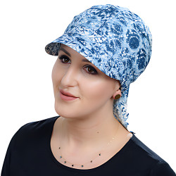Turban chusta z daszkiem na...