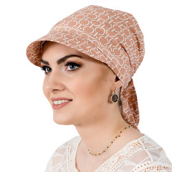 Turban chusta z daszkiem na...