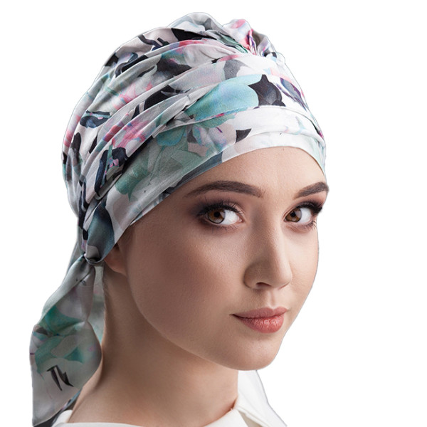 Turban po chemioterapii utracie włosów Semida Eliza