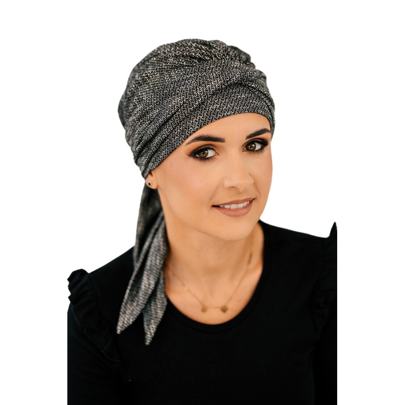 Turban na zimę dla kobiet po chemioterapii Lidia Mila