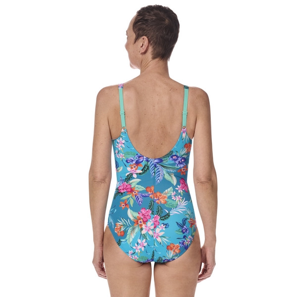 Elegancki strój kąpielowy w kwiatowy swzór dla amazonek Amoena Alvor fb 71768