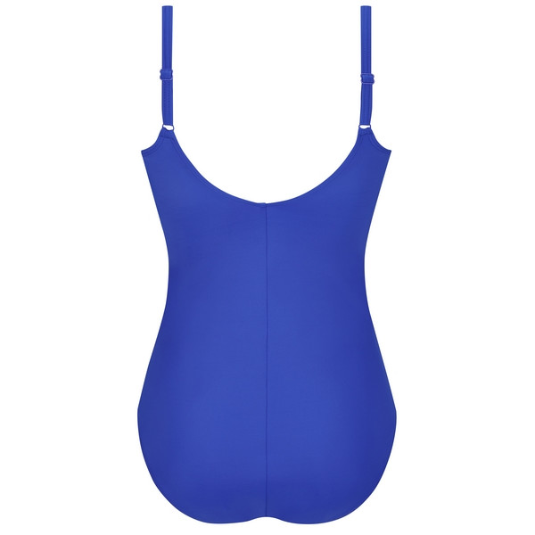 Jedoczęściowy kostium kąpielowy na basen z kieszonkami na protezę Amoena Azores fb 71757