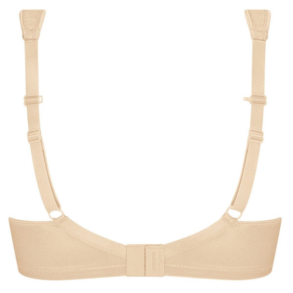Biustonosz Amoena Lissa SBP beżowy – usztywniany, bez fiszbin, z kieszonkami na protezy piersi, po mastektomii