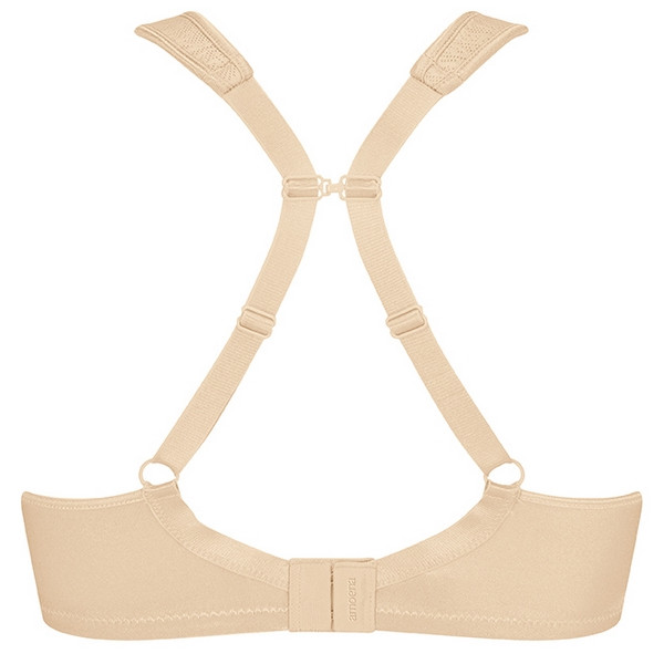 Biustonosz Amoena Lissa SBP beżowy – usztywniany, bez fiszbin, z kieszonkami na protezy piersi, po mastektomii