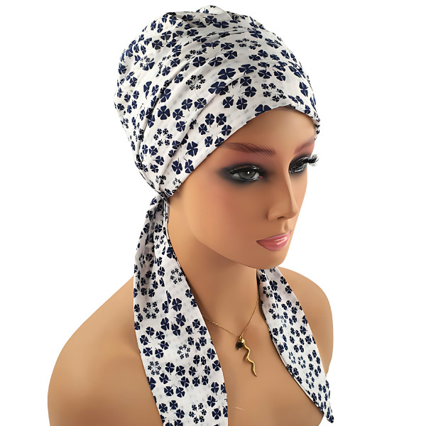 Turban na lato chusta na głowę 100% bawełna także po chemioterapii Pola