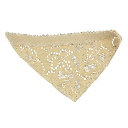 Koronkowa wstawka na dekold...