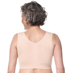 Biustonosz pooperacyjny kompresujący amazonki pudrowy róż Amoena Sina 45006